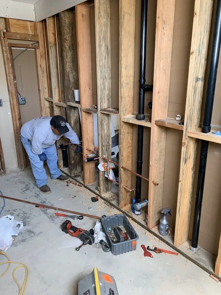 Commercial rough-in plumbing for Water Heater Replacement in Northlake